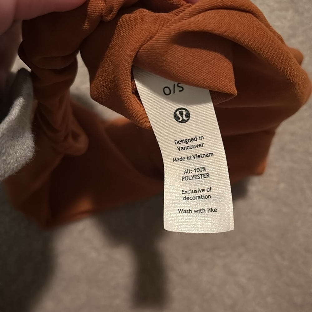 Brown Lululemon Knotted Headband - Picture 4 of 4